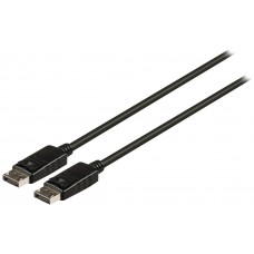 Valueline 2m, 2xDisplayPort DisplayPort Negro