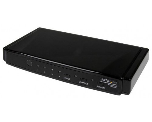 STARTECH CONMUTADOR HDMI 4 PUERTOS - 4X1 CON AUDIO