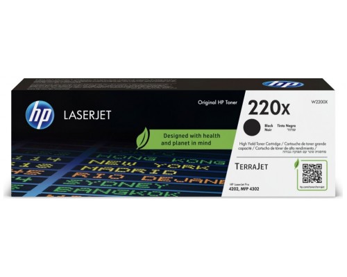 HP Cartucho de tóner Original LaserJet 220X negro