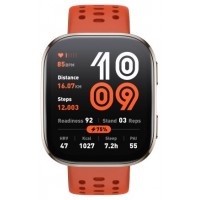 Amazfit Bip 6 Red 5 cm (1.97") AMOLED Digital 390 x 450 Pixeles Pantalla táctil Plata GPS (satélite)