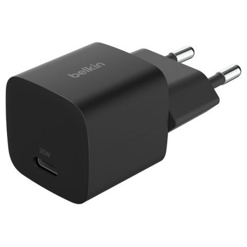 BELKIN 25W USBC PD WALL CHARGER WITH PPS, BLK-MR6 BELKIN 25W USBC PD WALL CHARGER WITH PPS, BLK