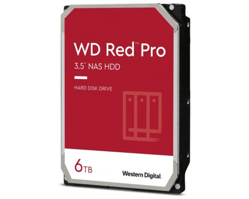 Western Digital Red Pro disco duro interno 6 TB 7200 RPM 256 MB 3.5" SATA