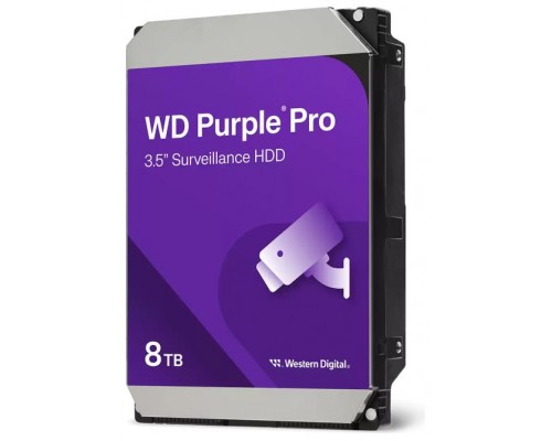 Western Digital Purple Pro Smart Video HDD 8TB disco duro interno 7200 RPM 3.5" SATA