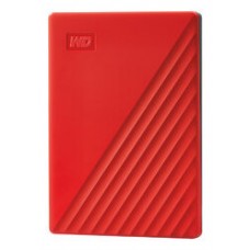 Western Digital My Passport disco duro externo 2000 GB Rojo