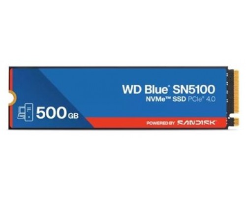 WD Blue SN5100 SSD 500GB NVMe Gen4 6600MB-s