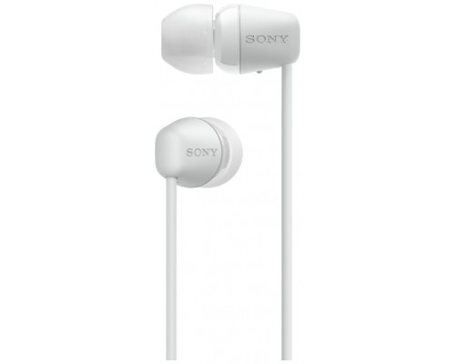 Auriculares sony wic200w blancos inalambricos microfono