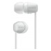 Auriculares sony wic200w blancos inalambricos microfono