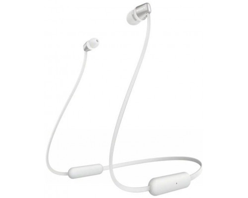 Auriculares sony wic310w blanco inalambricos microfono