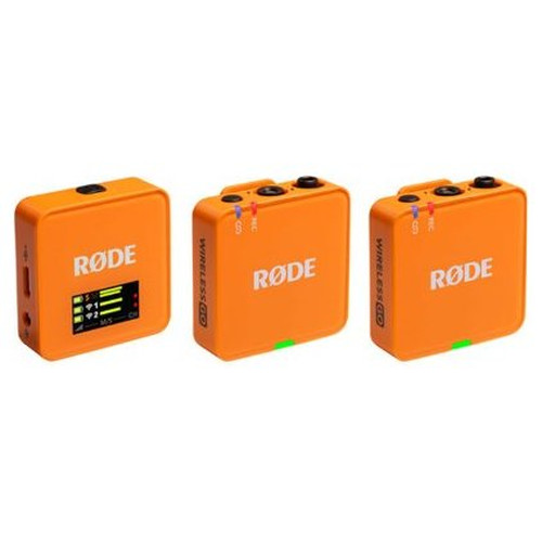 MICROFONO RODE WIRELESS GO III ORANGE-GK47 MICROFONO RODE WIRELESS GO III ORANGE