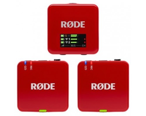 MICROFONO RODE WIRELESS GO III RED-GK48 MICROFONO RODE WIRELESS GO III RED