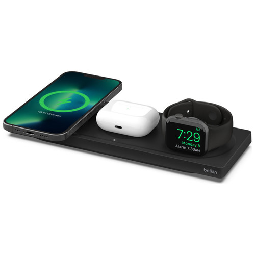 BASE DE CARGA INALAMBRICA BELKIN WIZ016VFBK MAGSAFE 3-DN38 BASE DE CARGA INALAMBRICA BELKIN WIZ016VFBK MAGSAFE 3