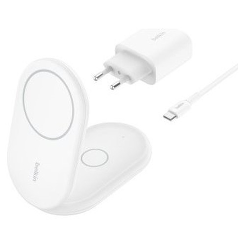 BASE DE CARGA INALAMBRICA 2 EN 1 BELKIN WIZ028VFWH-DN16 BASE DE CARGA INALAMBRICA 2 EN 1 BELKIN WIZ028VFWH