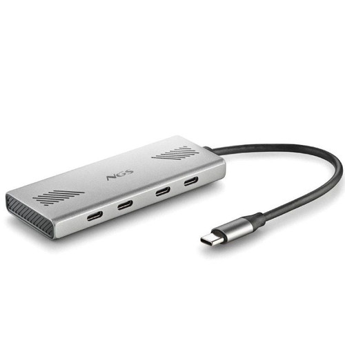 NGS WONDER4-C USB Tipo C 5000 Mbit/s Plata
