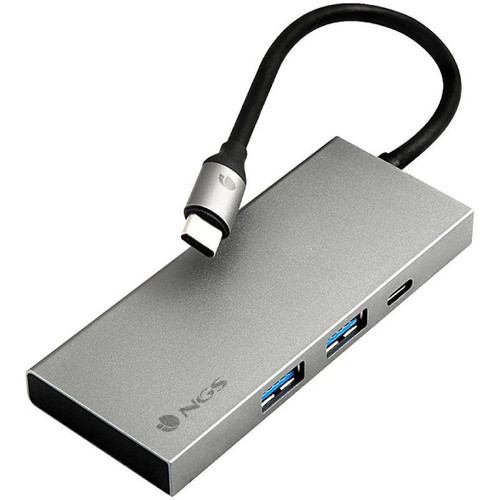 NGS WONDER DOCK4 PRO Alámbrico USB 3.2 Gen 1 (3.1 Gen 1) Type-C Aluminio-MR3 NGS WONDER DOCK4 PRO Alámbrico USB 3.2 Gen 1 (3.1 Gen 1) Type-C Aluminio