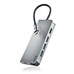 NGS WONDER DOCK 8 USB 2.0 Type-C Plata-MR7 NGS WONDER DOCK 8 USB 2.0 Type-C Plata
