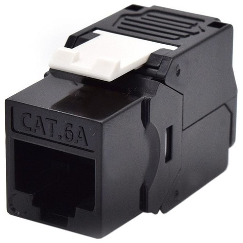 WP WPC-KEY-6AUP-TL/BL conector RJ45 Negro, Blanco-MR1 WP WPC-KEY-6AUP-TL/BL conector RJ45 Negro, Blanco