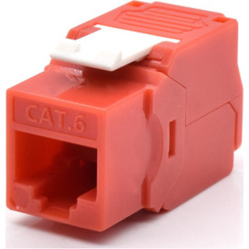 WP WPC-KEY-6UP-TL/R conector RJ45 Rojo, Blanco-MR1 WP WPC-KEY-6UP-TL/R conector RJ45 Rojo, Blanco