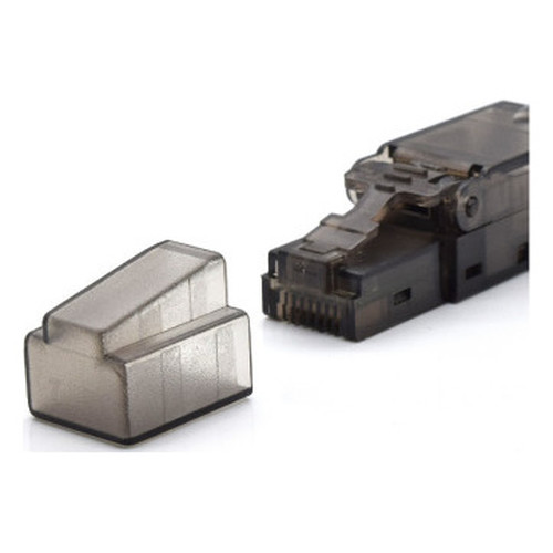WP WPC-MDP-88-6AUP-TL conector RJ-45 Negro, Translúcido-MR1 WP WPC-MDP-88-6AUP-TL conector RJ-45 Negro, Translúcido