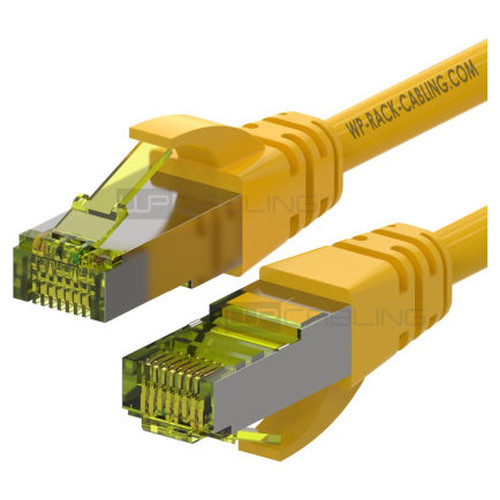 WP WPC-PAT-6ASF002 cable de red Amarillo 0,2 m Cat6a S/FTP (S-STP)