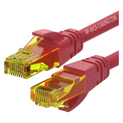 WP WPC-PAT-6AU002R cable de red Rojo 0,2 m Cat6a U/UTP (UTP)