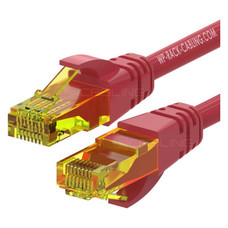 WP WPC-PAT-6AU010R cable de red Rojo 1 m Cat6a U/UTP (UTP)