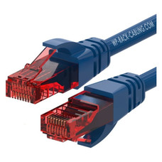 WP WPC-PAT-6U002B cable de red Azul, Rojo 0,2 m Cat6 U/UTP (UTP)