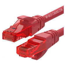 WP WPC-PAT-6U002R cable de red Rojo 0,2 m Cat6 U/UTP (UTP)
