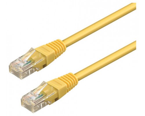 WP WPC-PAT-6U010Y cable de red Amarillo 1 m Cat6 U/UTP (UTP)