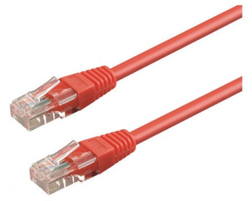 WP WPC-PAT-6U020R cable de red Rojo 2 m Cat6 U/UTP (UTP)