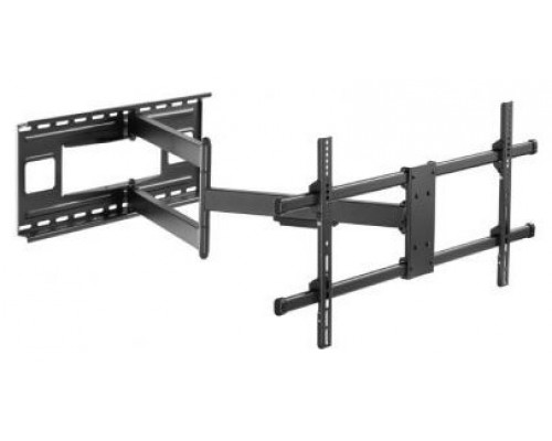 AISENS - SOPORTE PRO GIRATORIO, INCLINABLE Y NIVELABLE PARA MONITOR/TV 50KG DE 43-80, NEGRO