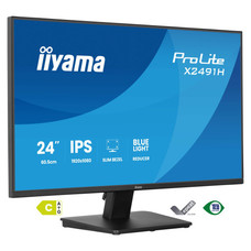 iiyama ProLite X2491H-B1 pantalla para PC 60,5 cm (23.8") 1920 x 1080 Pixeles Full HD Negro