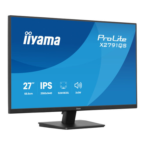 MONITOR IIYAMA 27" IPS, 4-SIDE SLIM BEZEL 2560x1440 75HZ-MR15 MONITOR IIYAMA 27" IPS, 4-SIDE SLIM BEZEL 2560x1440 75HZ