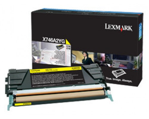 Lexmark X746, X748 Cartucho de toner amarillo