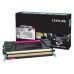 Lexmark X748 Cartucho de toner magenta Alto Rendimiento Retornable