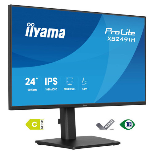 iiyama ProLite XB2491H-B1 pantalla para PC 60,5 cm (23.8") 1920 x 1080 Pixeles Full HD Negro