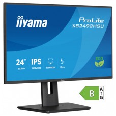 MONITOR IYAMA PROLITE XB2492HSU-B1, 61 CM (24"), 1080 X 1920 PIXELES, QUAD HD, LED, 3 MS, NEGRO