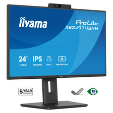 MONITOR IIYAMA XB2497HSN-B1, 23,8", PROLITE, PANEL IPS, PUERTO USB-C, RJ45 (LAN), SOPORTE ERGONOMICO