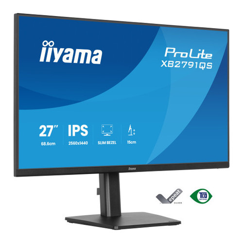 MONITOR IIYAMA 27" IPS, 4-SIDE SLIM BEZEL 2560X1440 75HZ-MR19 MONITOR IIYAMA 27" IPS, 4-SIDE SLIM BEZEL 2560X1440 75HZ