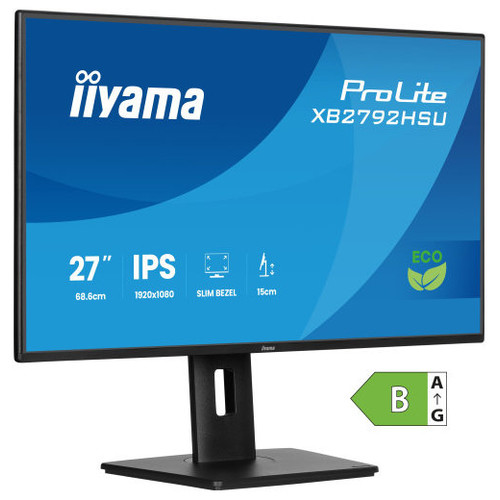 MONITOR IIYAMA PROLITE XB2792HSU-B1, 68,6 CM (27"), 1080 X 1920 PIXELES, QUAD HD, LED, 3 MS, NEGRO-MR21 MONITOR IIYAMA PROLITE XB2792HSU-B1, 68,6 CM (27"), 1080 X 1920 PIXELES, QUAD HD, LED, 3 MS, NEGRO