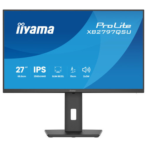MONITOR IIYAMA PANTALLA PARA PC 68,6 CM (27") 2560 X 1440 PIXELES QUAD HD LED PANEL IPS AJUSTABLE HDMI DISPLAYPORT USB-MR28 MONITOR IIYAMA PANTALLA PARA PC 68,6 CM (27") 2560 X 1440 PIXELES QUAD HD LED PANEL IPS AJUSTABLE HDMI DISPLAYPORT USB