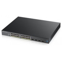 Zyxel XGS2210-28HP Gestionado L2 Gigabit Ethernet (10/100/1000) Energía sobre Ethernet (PoE) 1U Negro