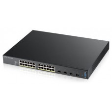 Zyxel XGS2210-28HP Gestionado L2 Gigabit Ethernet (10/100/1000) Energía sobre Ethernet (PoE) 1U Negro