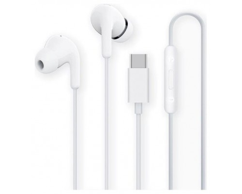 AURICULARES C/MICROFONO XIAOMI EARPHONES TYPE C WHITE