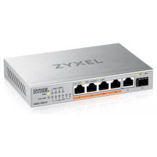 Zyxel XMG-105HP No administrado 2.5G Ethernet (100/1000/2500) Energía sobre Ethernet (PoE) Plata