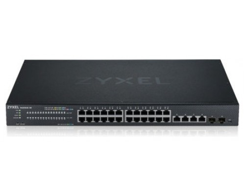 Zyxel XMG1930-30 Gestionado L3 2.5G Ethernet (100/1000/2500) Negro