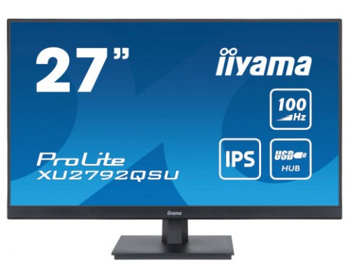 iiyama ProLite pantalla para PC 68,6 cm (27") 2560 x 1440 Pixeles Dual WQHD LED Negro