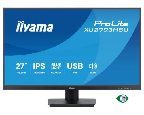 IIYAMA MONITOR PROLITE XU2793HSU-B7, 27" IPS, 1H 1DP, 2x2.0, 100HZ, 300CD