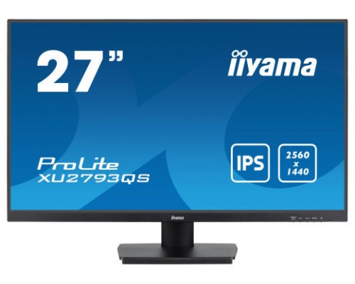 iiyama ProLite XU2793QS-B6 pantalla para PC 68,6 cm (27") 2560 x 1440 Pixeles 2K Ultra HD LED Negro