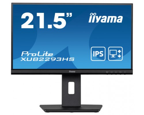 iiyama ProLite XUB2293HS-B3 pantalla para PC 54,6 cm (21.5") 1920 x 1080 Pixeles Full HD LED Negro