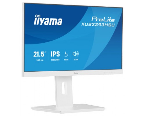 MONITOR IYAMA PROLITE, 21,5 PULAGADS, 54,5 CM, IPS PANEL TECHNOLOGY LED, 1920X1080, 100 HZ, MATE BLANCA